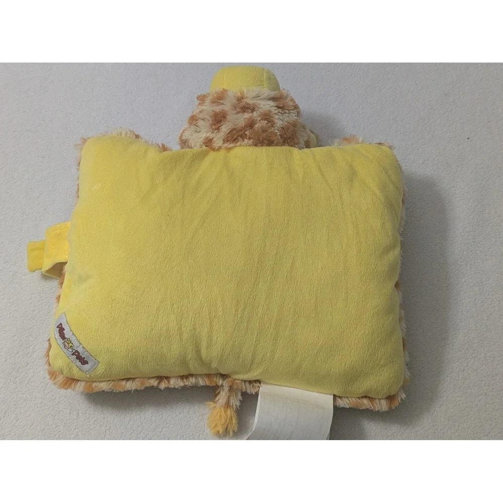 Pillow Pets Small Brown‎ Yellow Giraffe Stuffed Animal Plush Pillow 12